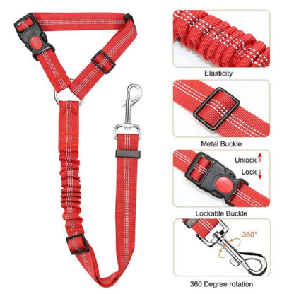 Reflective Car Seat Belt Dog Leash