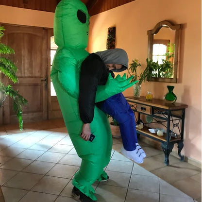 Green Alien Inflatable Costume