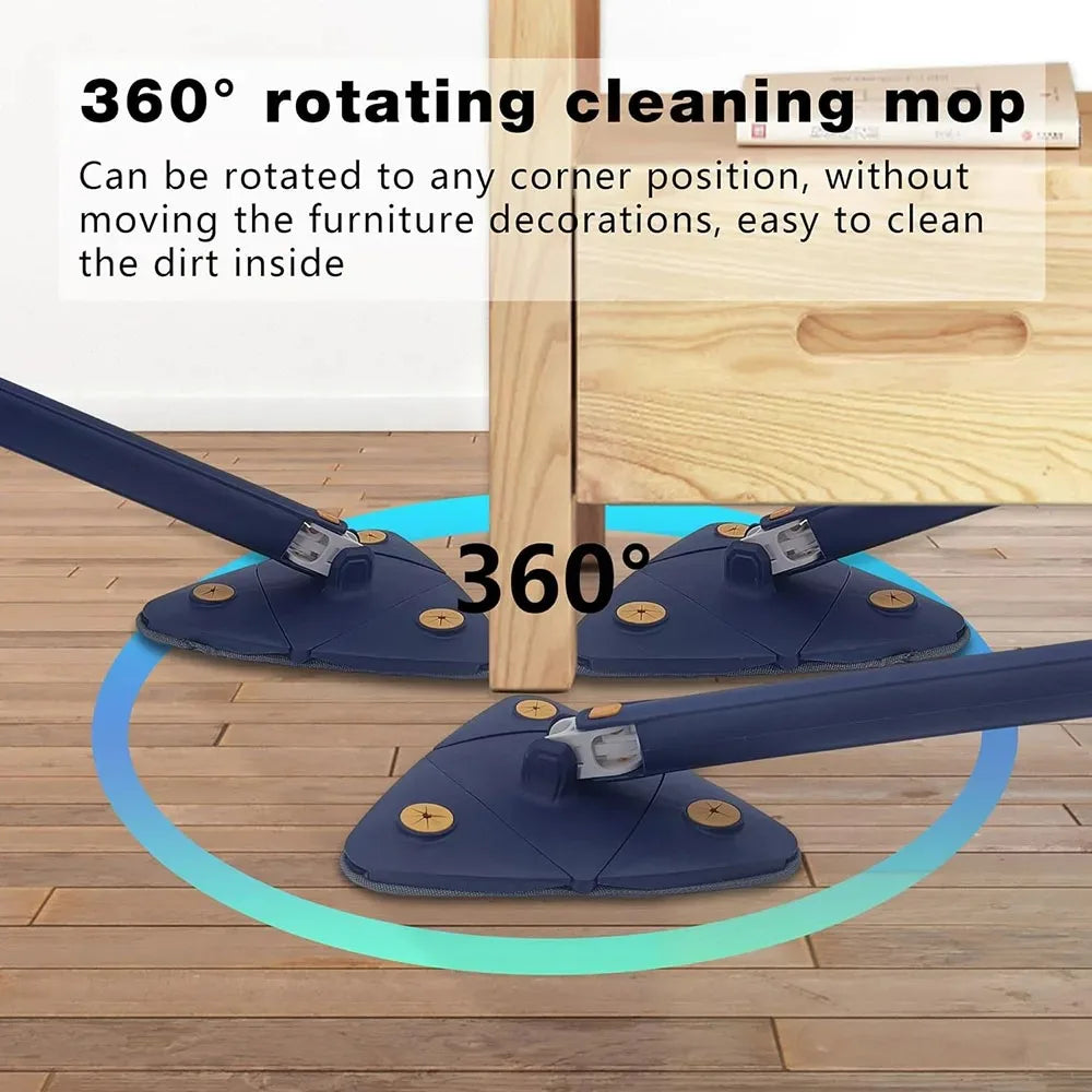 360-degree Telescopic Triangle Mop