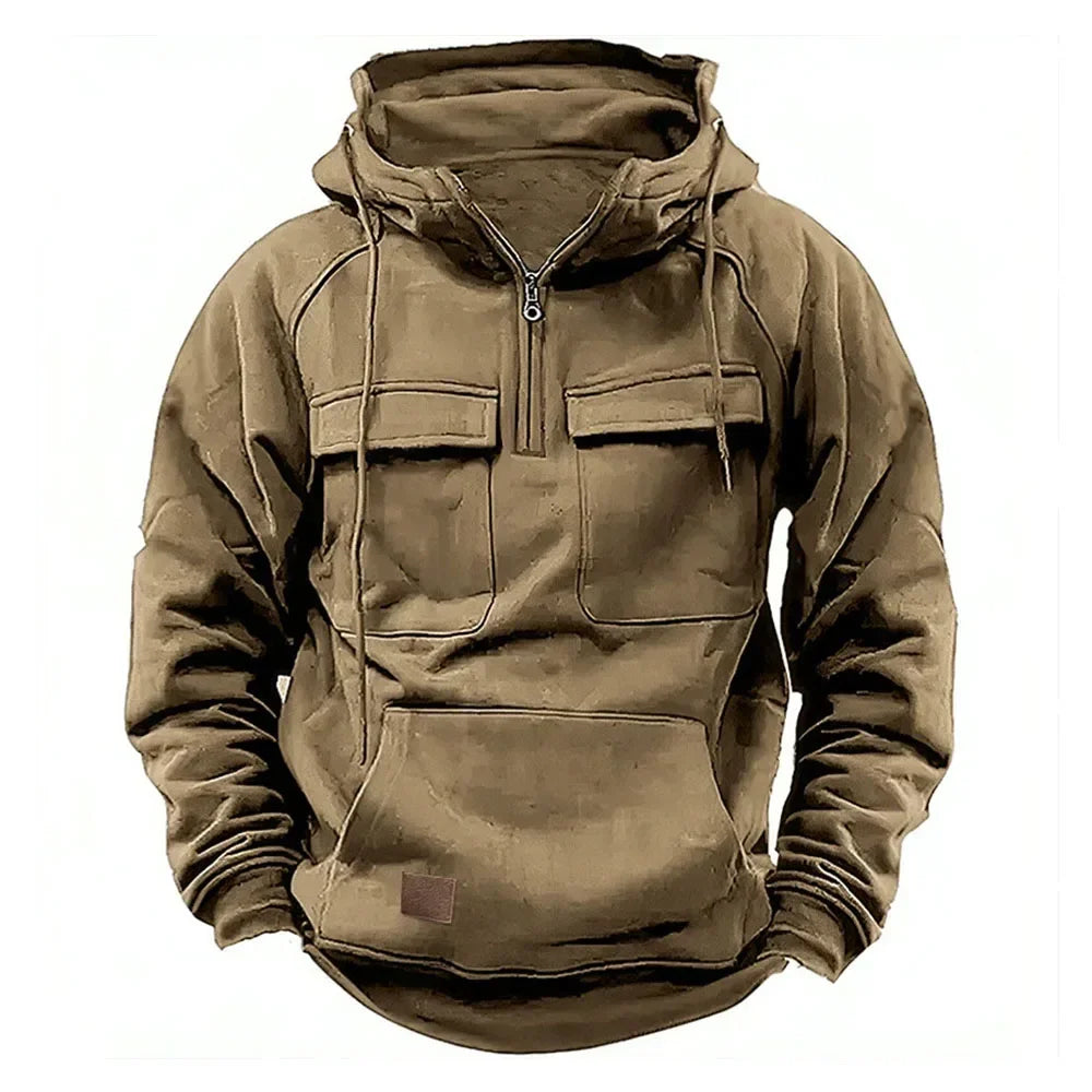 Tactical Fleece Hooded Jacket