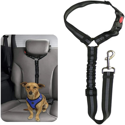 Reflective Car Seat Belt Dog Leash