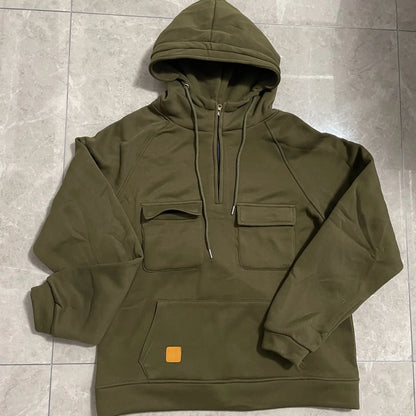 Tactical Fleece Hooded Jacket