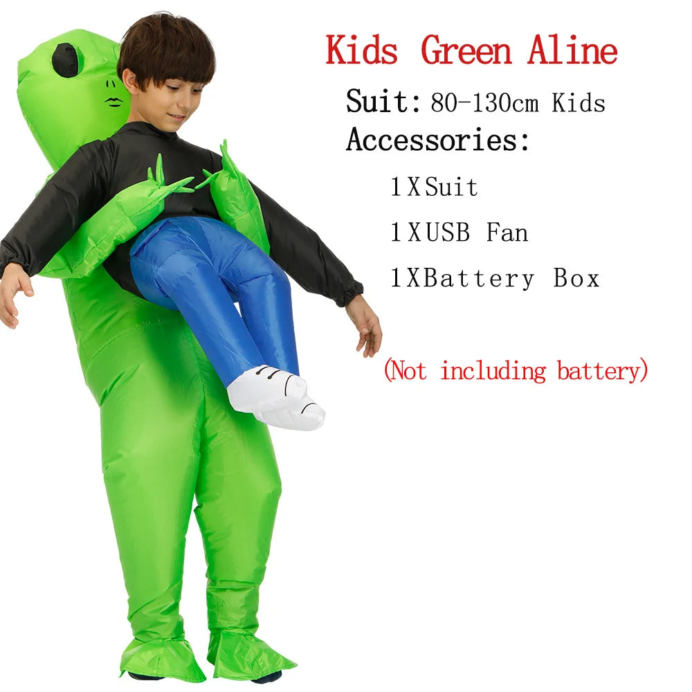 Green Alien Inflatable Costume