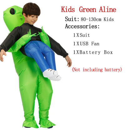 Green Alien Inflatable Costume