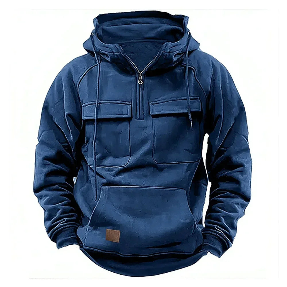 Tactical Fleece Hooded Jacket