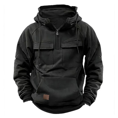 Tactical Fleece Hooded Jacket