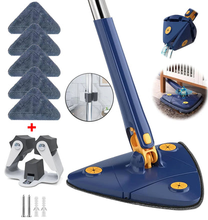 360-degree Telescopic Triangle Mop