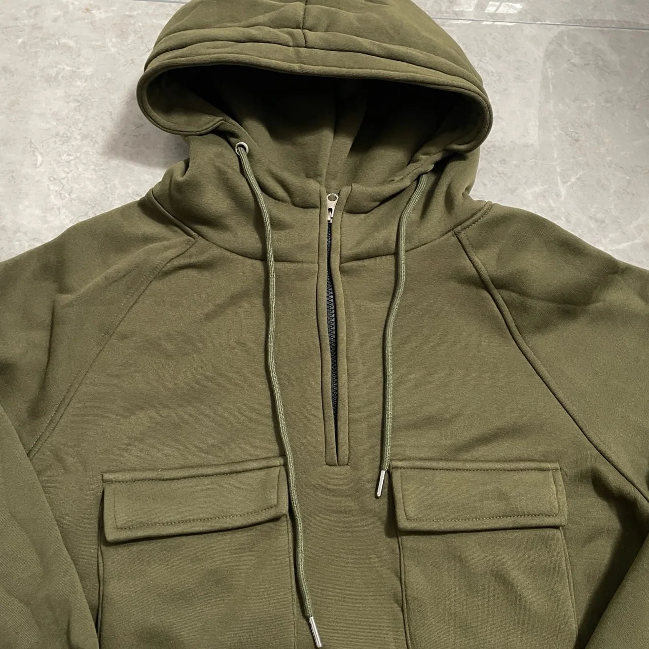 Tactical Fleece Hooded Jacket