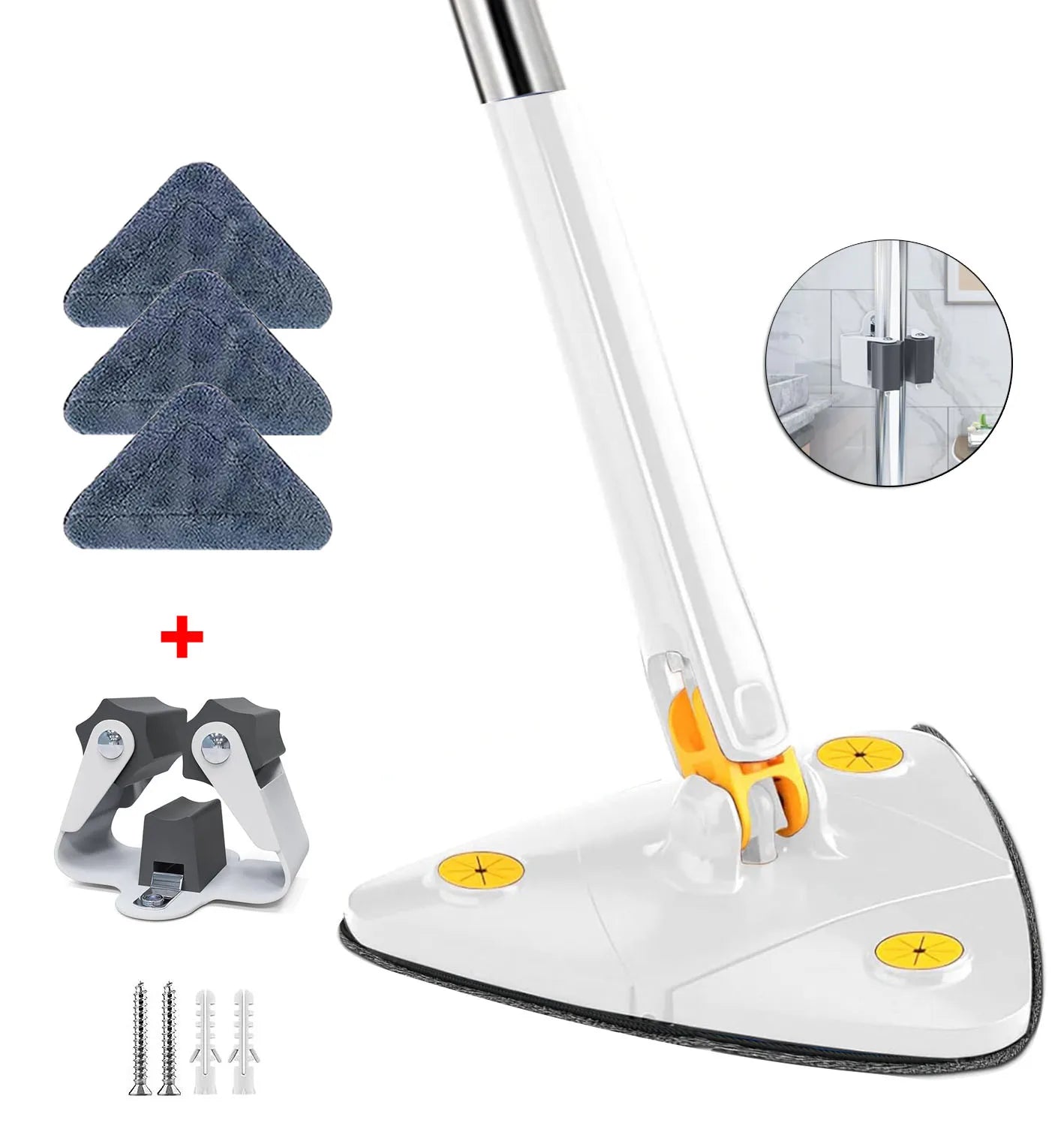 360-degree Telescopic Triangle Mop