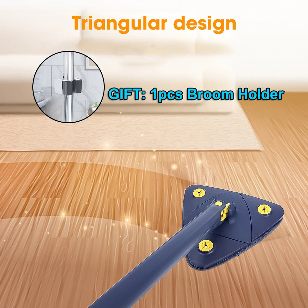 360-degree Telescopic Triangle Mop