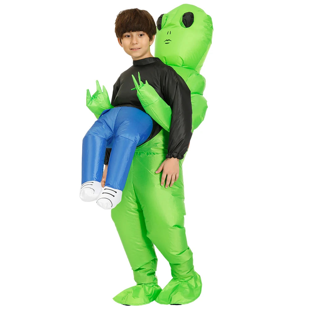 Green Alien Inflatable Costume