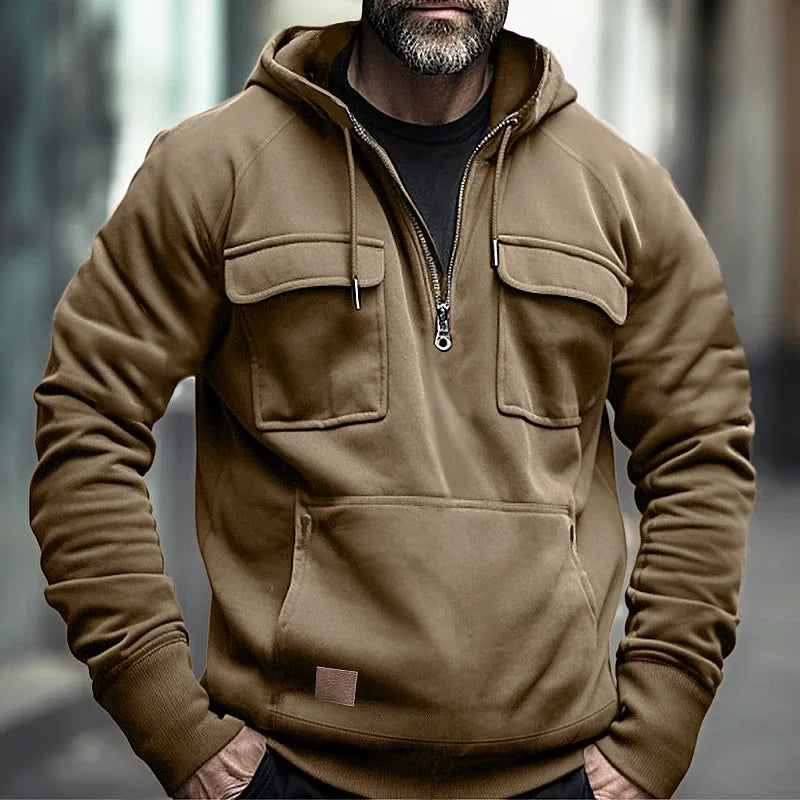 Tactical Fleece Hooded Jacket