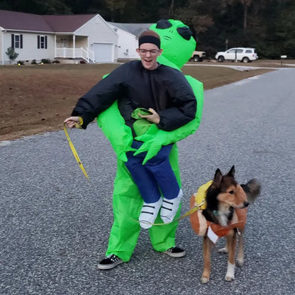 Green Alien Inflatable Costume